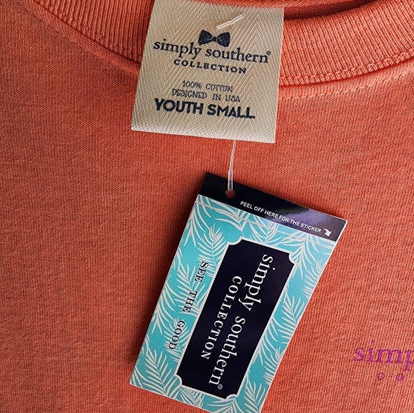 Simply Southern Youth Long Sleeve "Boo" Tee - Picture 2 of 3